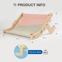 Cat Window Perch Wooden Assembly Hanging Bed Cotton Canvas Easy Washable Multi-Ply Plywood Hot Selling Hammock