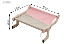 Cat Window Perch Wooden Assembly Hanging Bed Cotton Canvas Easy Washable Multi-Ply Plywood Hot Selling Hammock